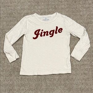J.Crew Crewcuts Kids Long Sleeve Jingle Tee